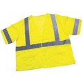 1294-LZ Mesh Class 3 Lime Reflective Safety Vest
